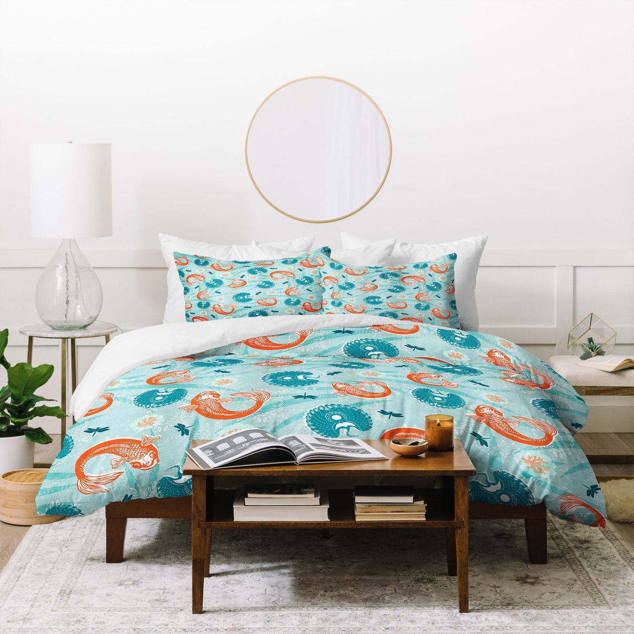 Caroline Okun Under Sea and Sky Duvet Cover