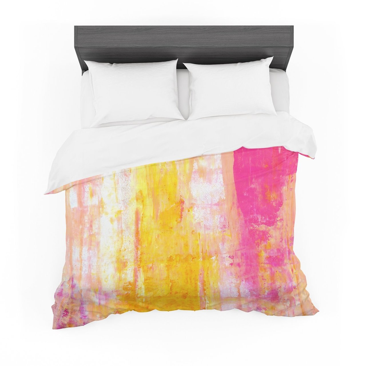 CarolLynn Tice ‘Growing Taller’ Pink Yellow Featherweight3D Customized Duvet Cover Bedding Sets