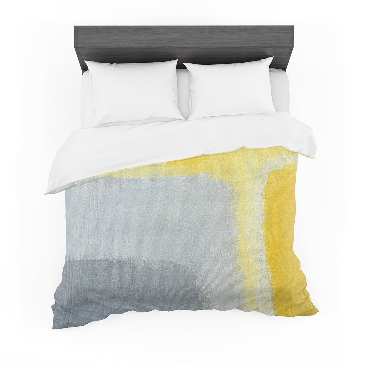 CarolLynn Tice ‘Inspired’ Grey Yellow Featherweight3D Customized Duvet Cover Bedding Sets