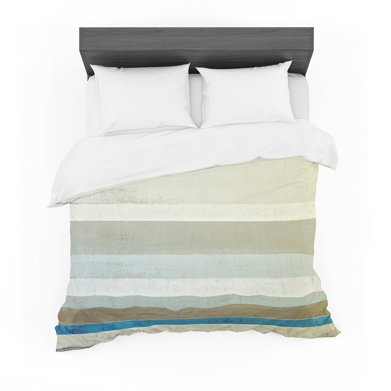 CarolLynn Tice ‘Invent’ Neutral Brown Featherweight3D Customized Duvet Cover Bedding Sets