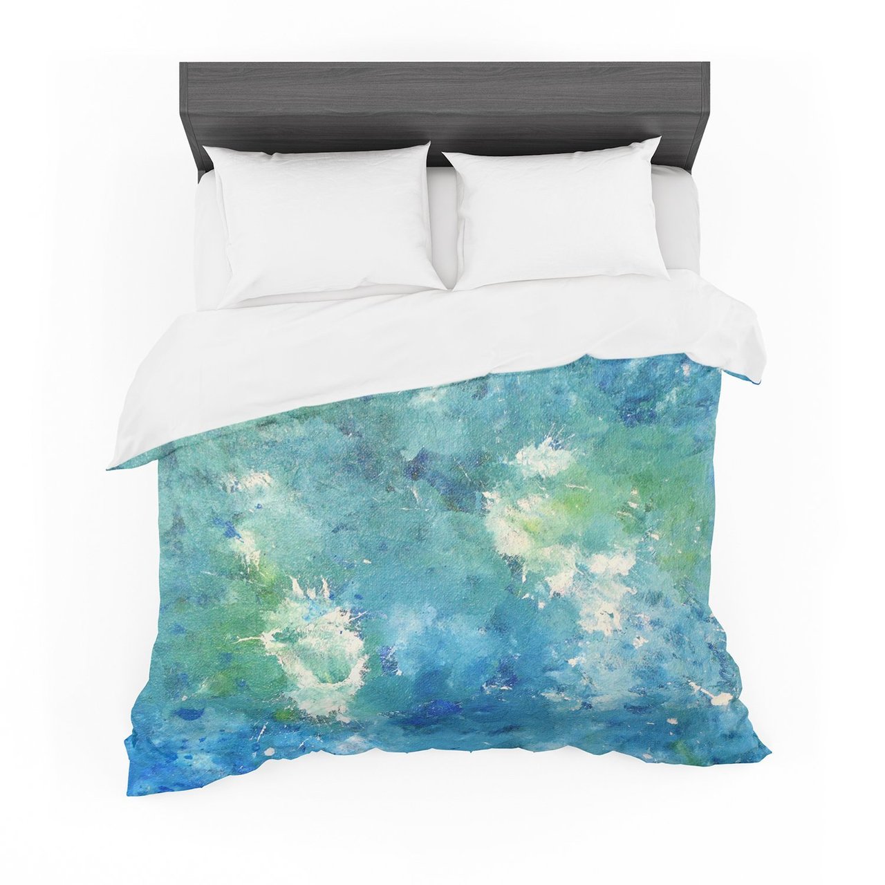 CarolLynn Tice ‘Sporatically’ Teal Green Featherweight3D Customized Duvet Cover Bedding Sets