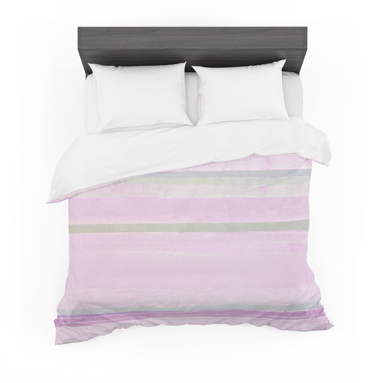 CarolLynn Tice ‘Yogurt’ Pink Gray Featherweight3D Customized Duvet Cover Bedding Sets