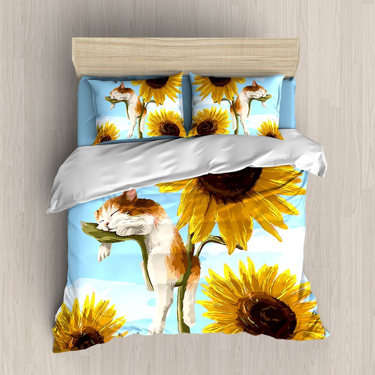 Cat ummer Dream 3D Customized Duvet Cover Bedding Sets