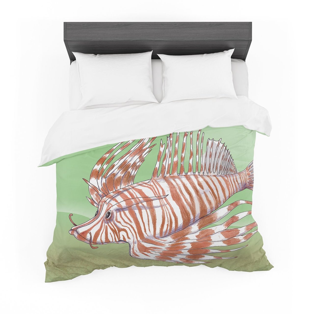 Catherine Holcombe ‘Fish Manchu’ Featherweight3D Customized Duvet Cover Bedding Sets