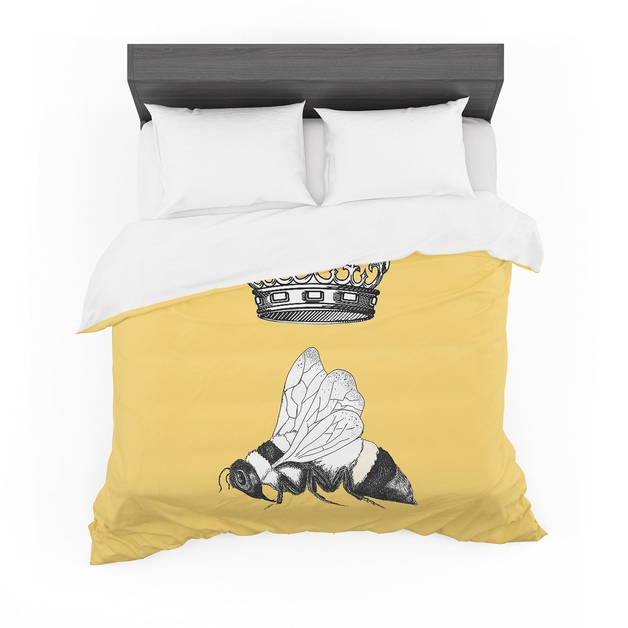 Catherine Holcombe ‘Queen Bee’ Canary Yellow Featherweight3D Customized Duvet Cover Bedding Sets