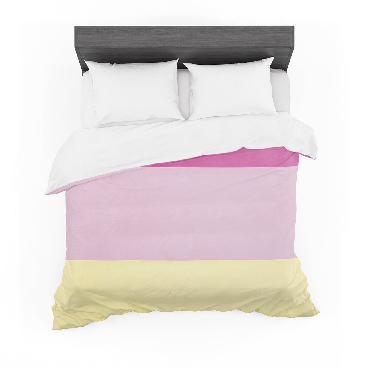 Catherine McDonald ‘Color Block Purple’ Featherweight3D Customized Duvet Cover Bedding Sets