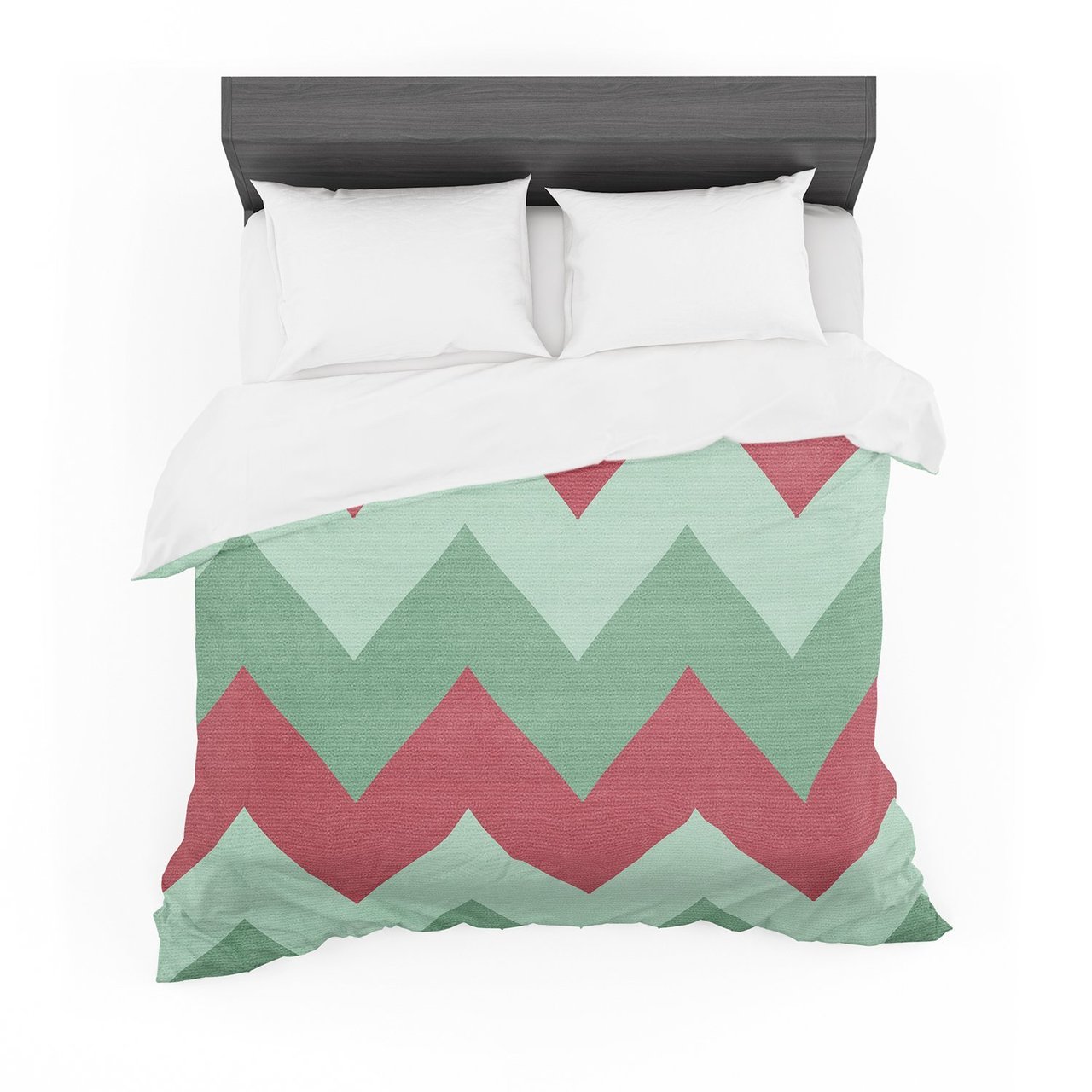 Catherine McDonald ‘Holiday Chevrons’ Featherweight3D Customized Duvet Cover Bedding Sets
