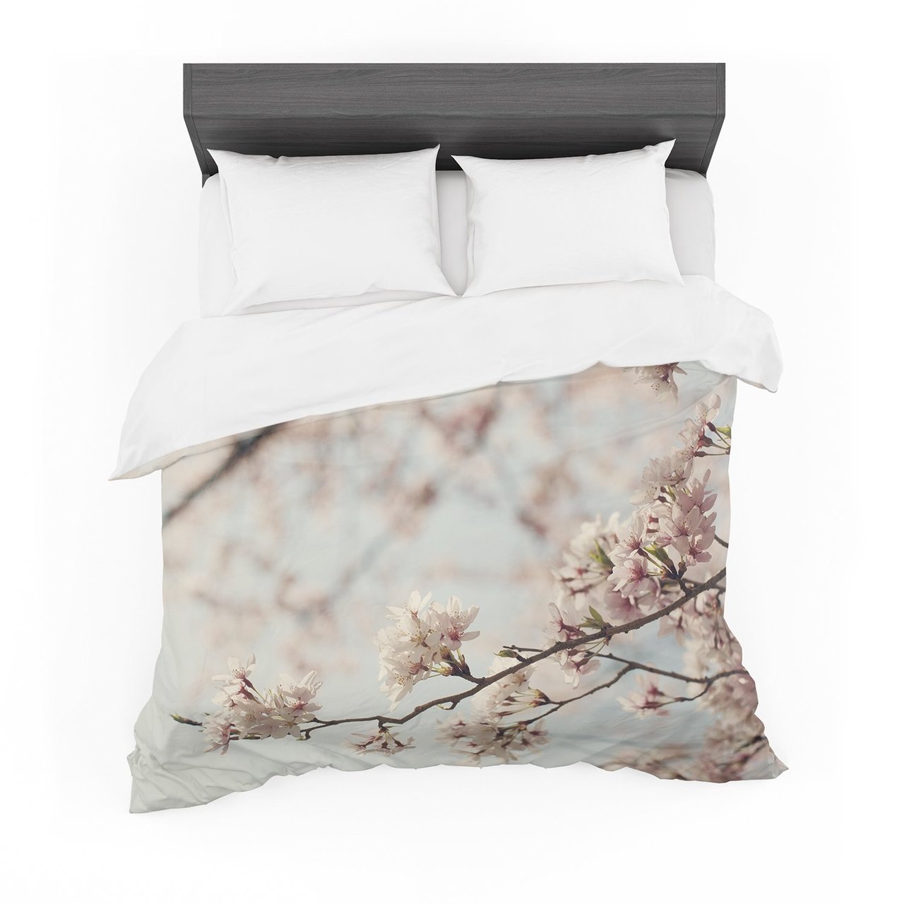Catherine McDonald ‘Japanese Cherry Blossom’ Featherweight3D Customized Duvet Cover Bedding Sets