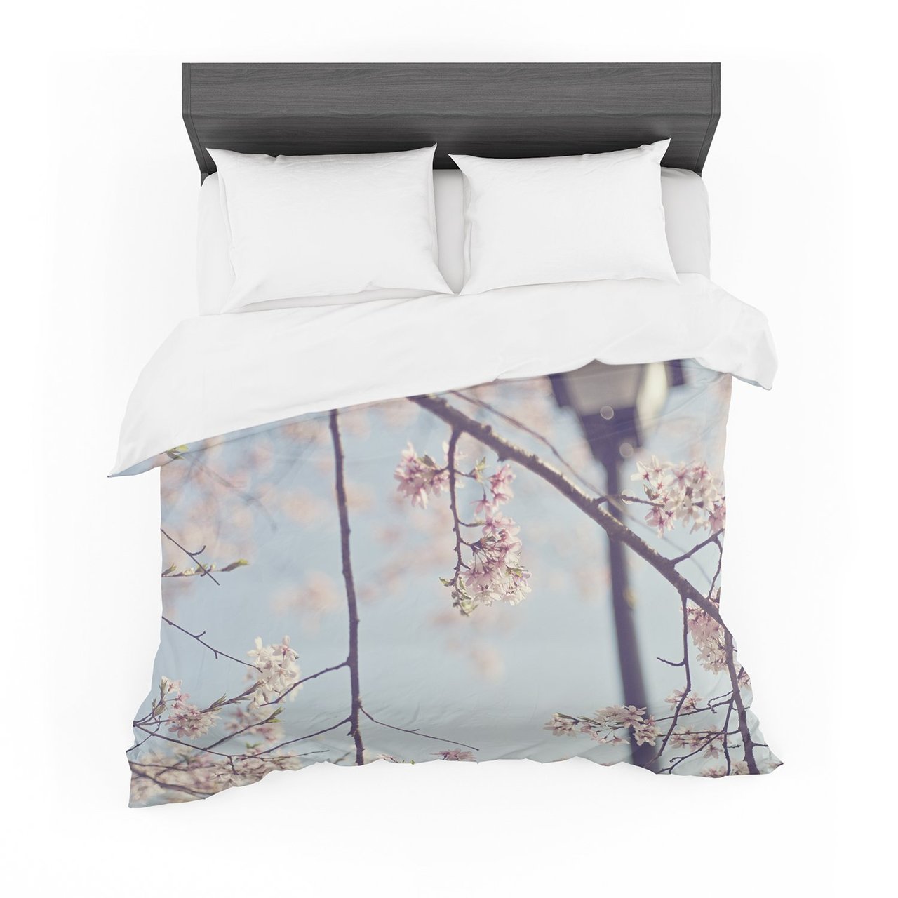 Catherine McDonald ‘Walk with Me’ Cherry Blossom Featherweight3D Customized Duvet Cover Bedding Sets