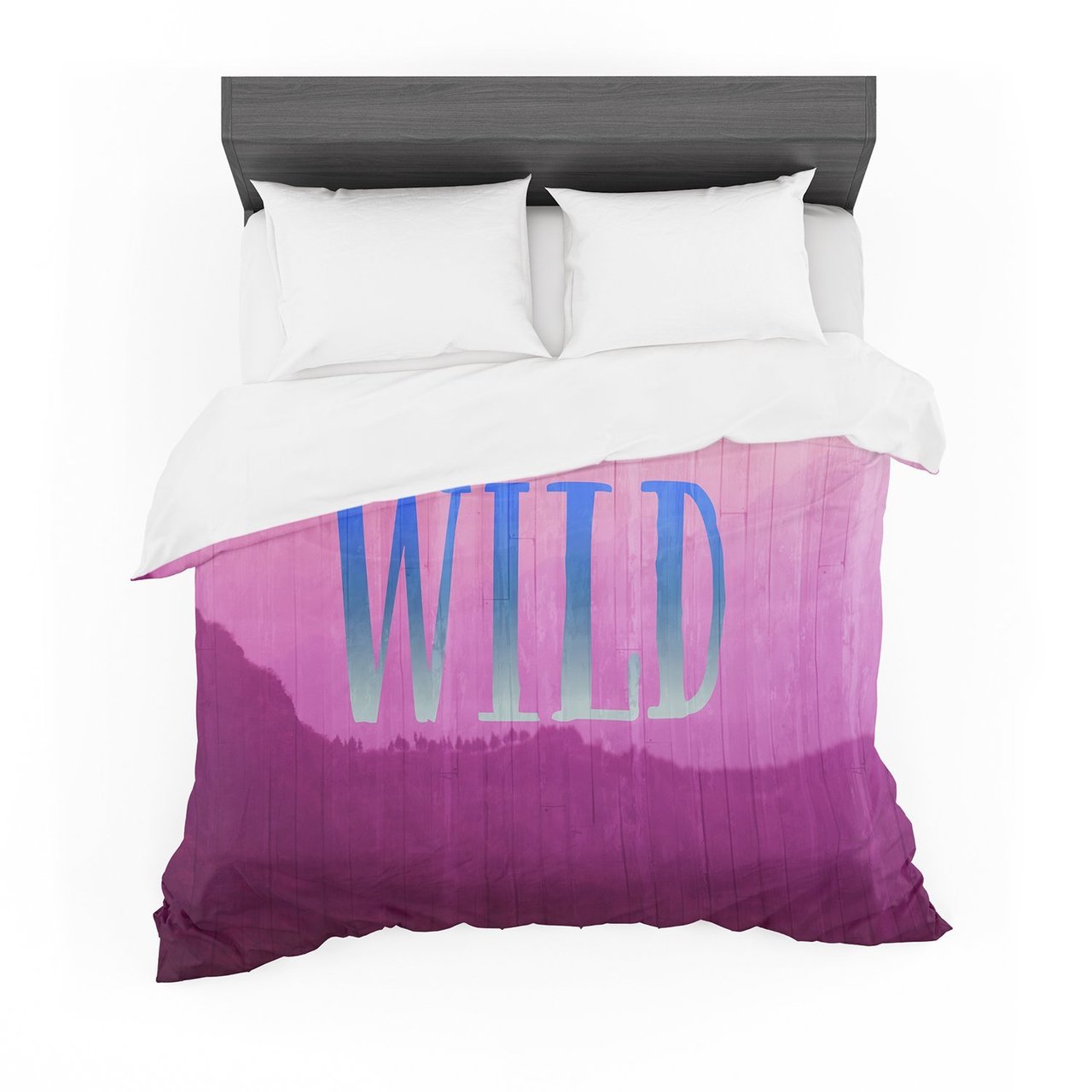 Catherine McDonald ‘Wild’ Pink Purple Featherweight3D Customized Duvet Cover Bedding Sets