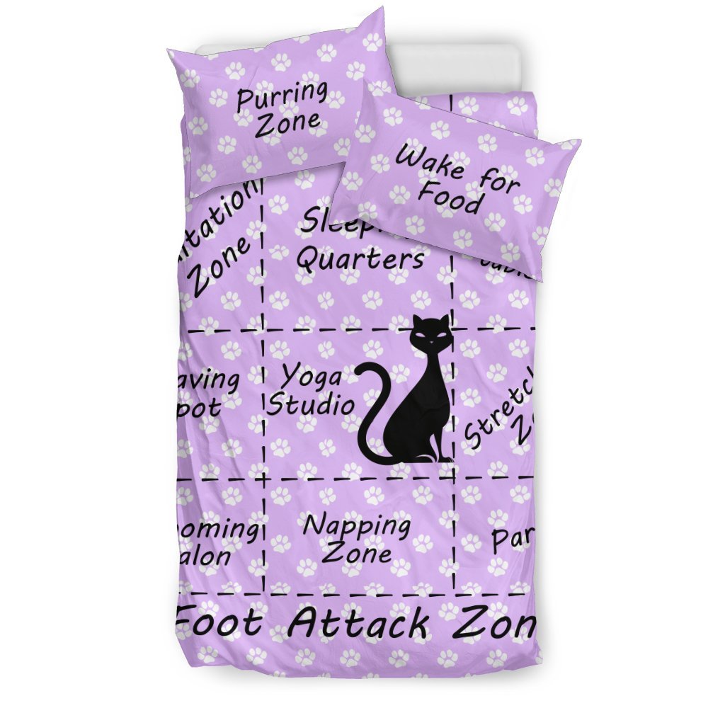 Cat’s Map of the 3D Customized Duvet Cover Bedding Sets