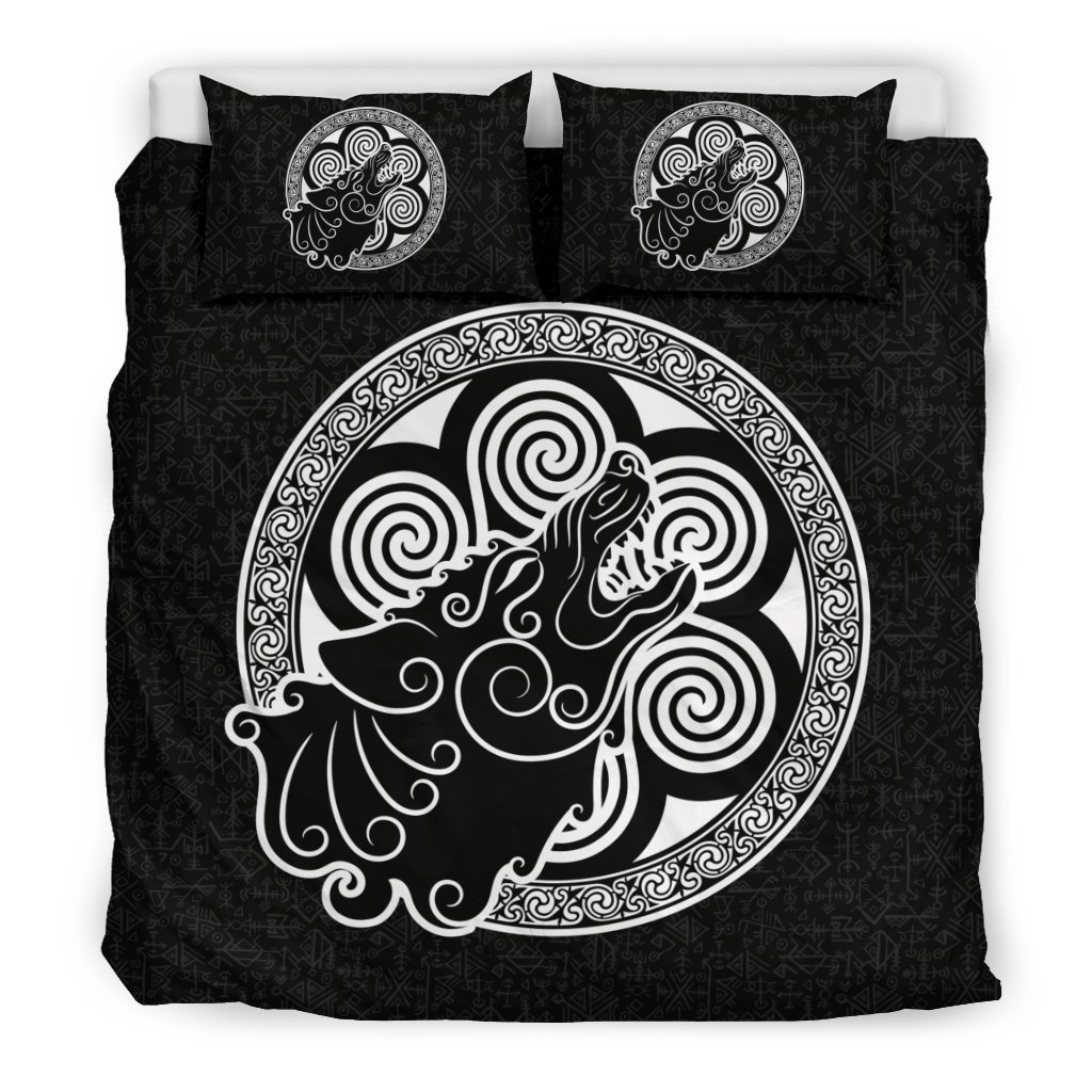Celtic Wolf 3D Customized Duvet Cover Bedding Sets