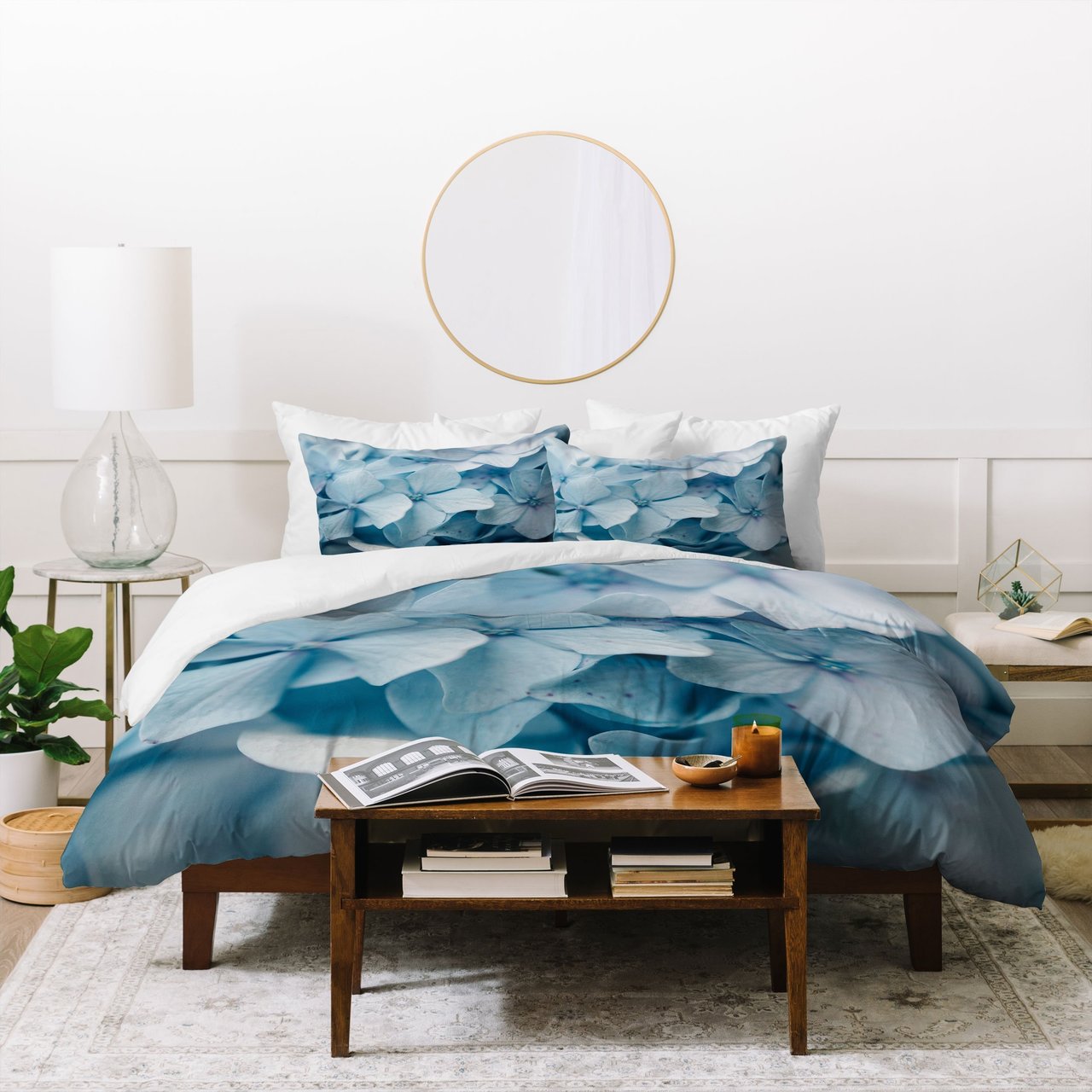 Chelsea Victoria Blue Hydrangeas Duvet Cover