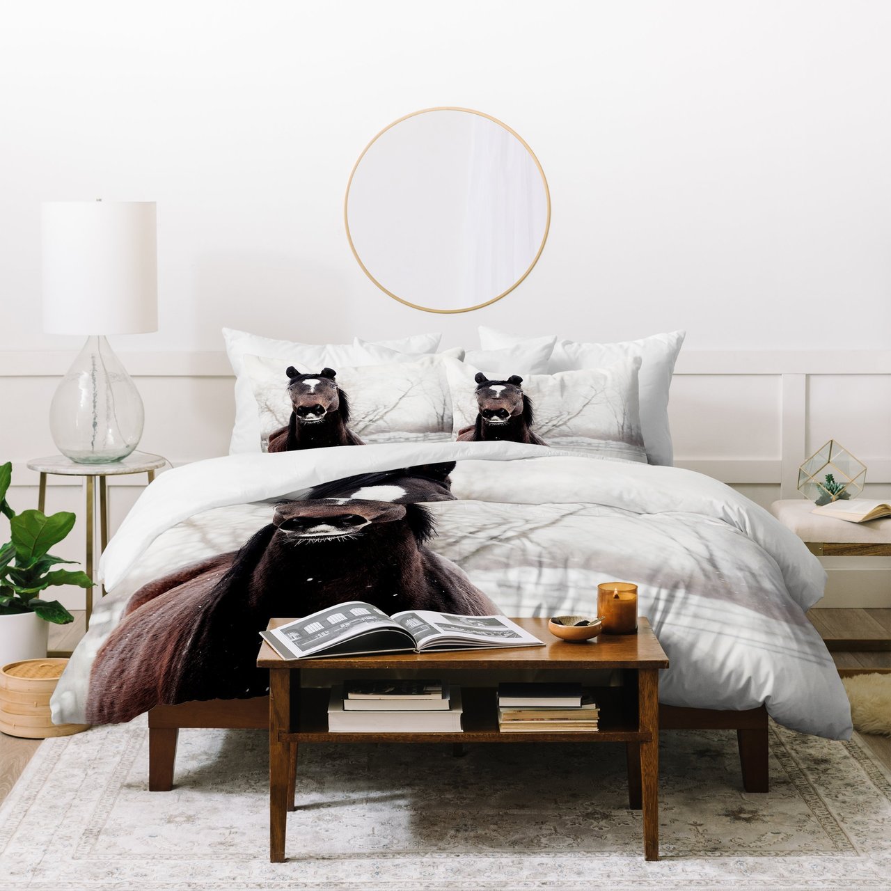 Chelsea Victoria Dark Horse Duvet Cover