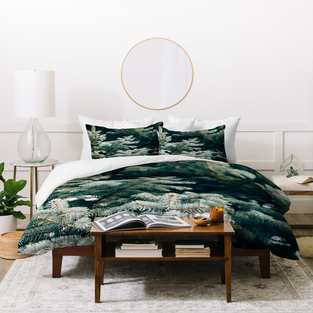 Chelsea Victoria Evergreen Duvet Cover