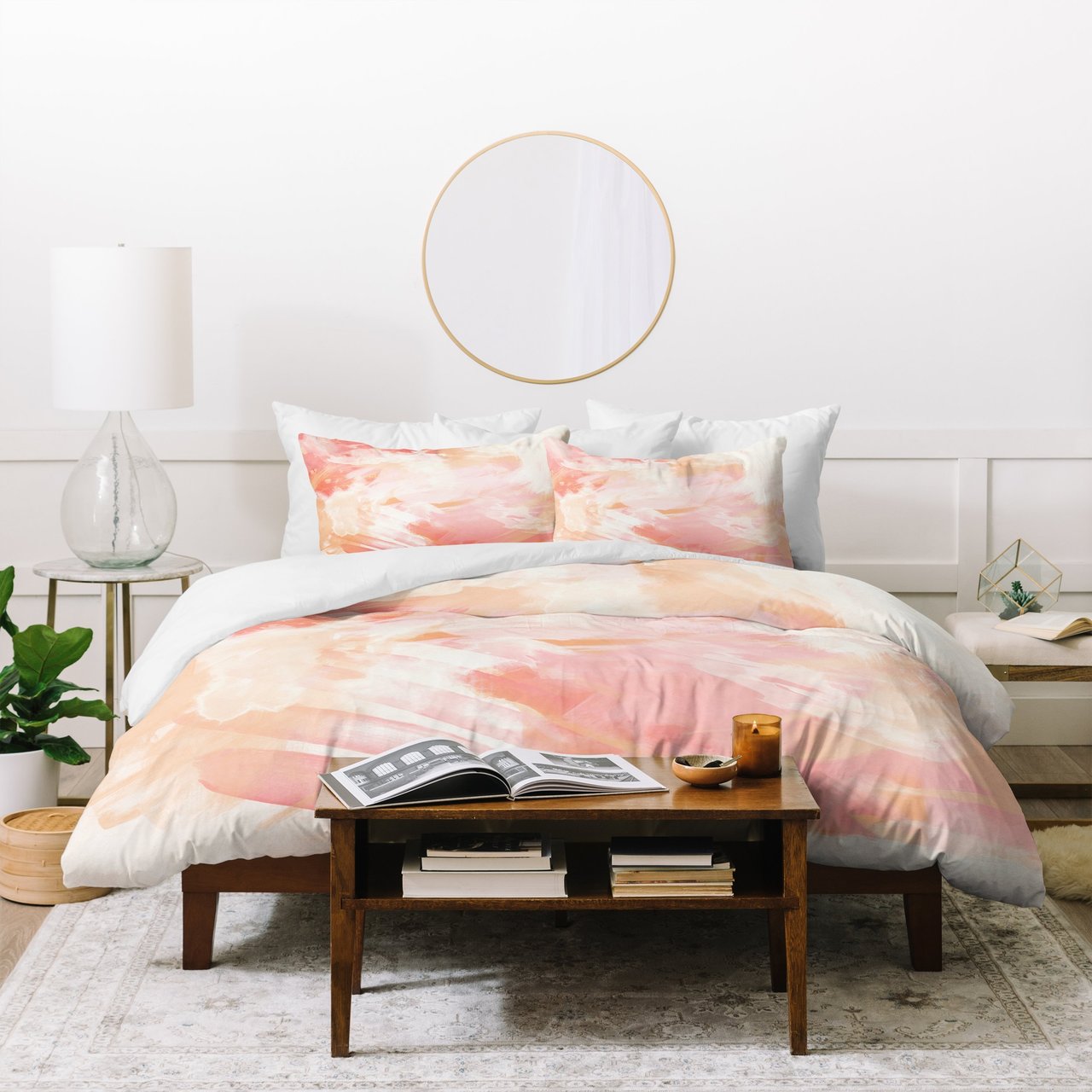 Chelsea Victoria Flamingo Watercolor Duvet Cover
