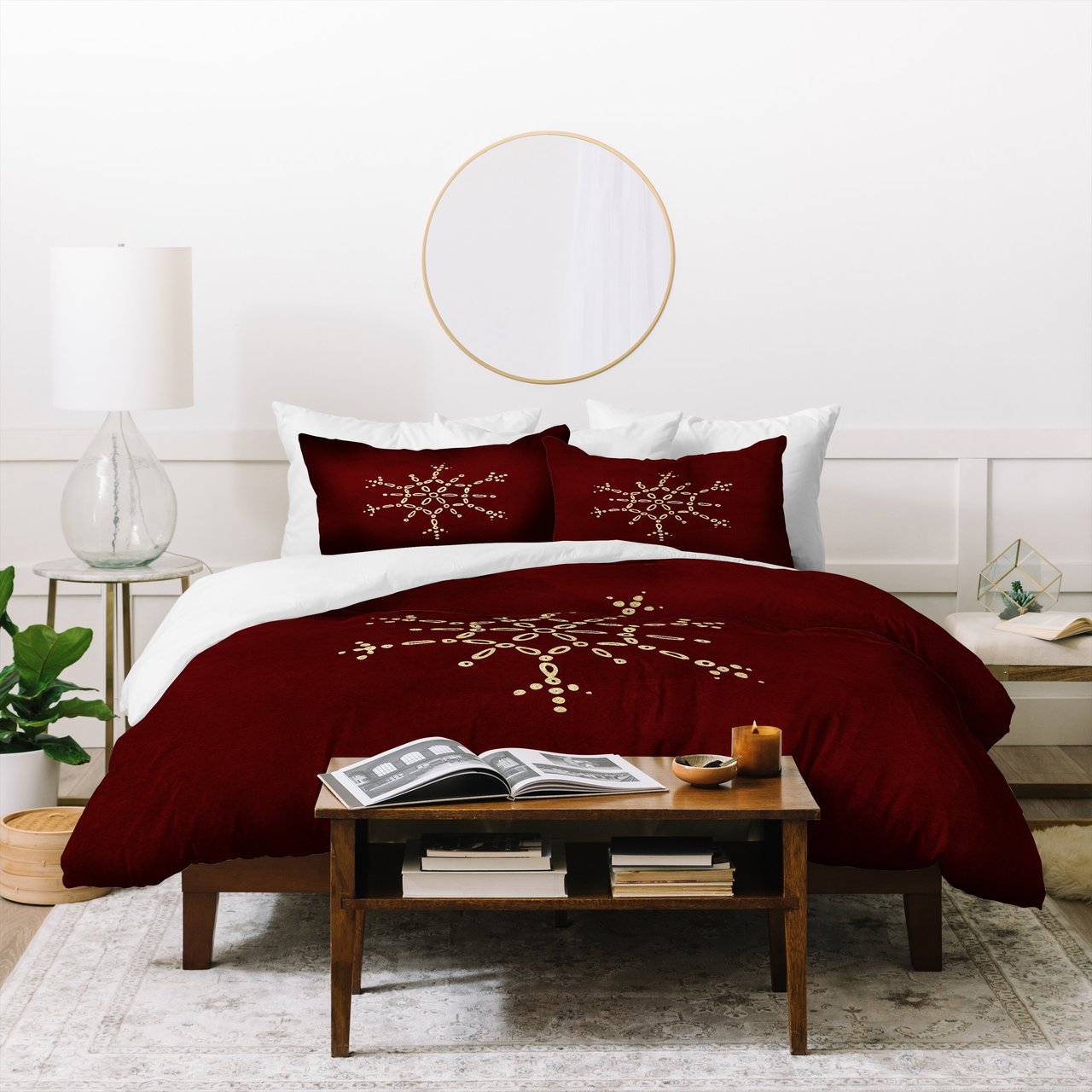Chelsea Victoria Gold Snowflake No 2 Duvet Cover