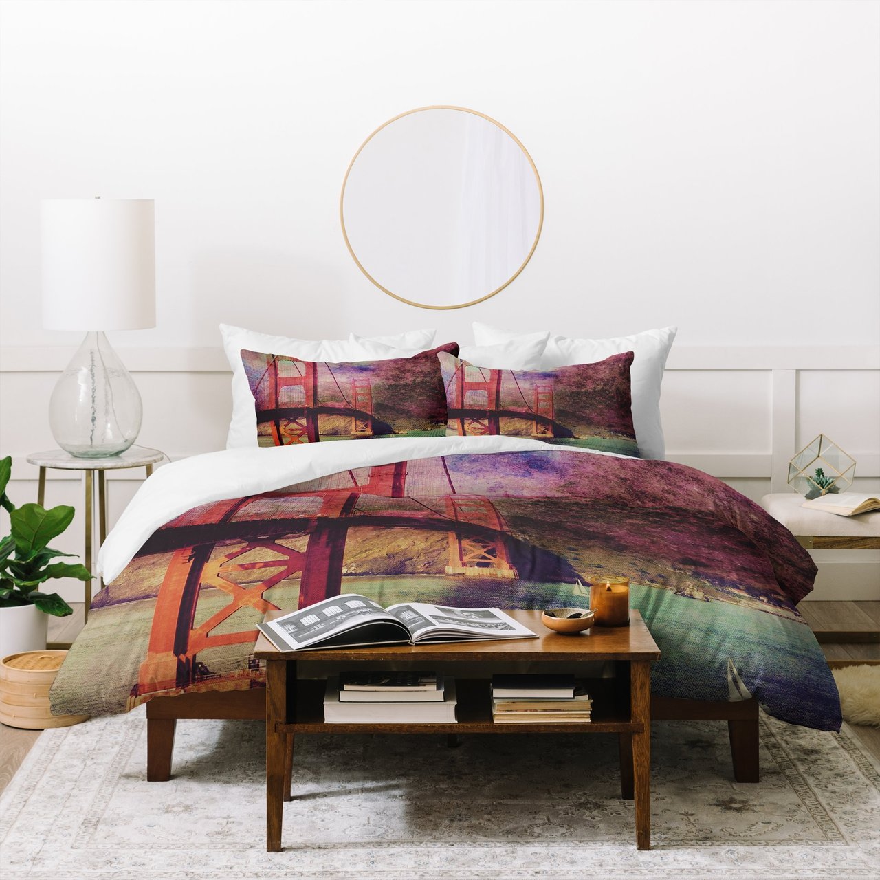 Chelsea Victoria Golden Gate Stars Duvet Cover