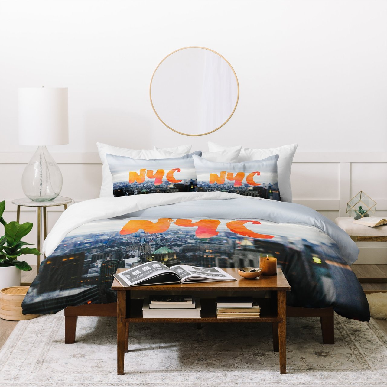 Chelsea Victoria Nyc Skyline Duvet Cover