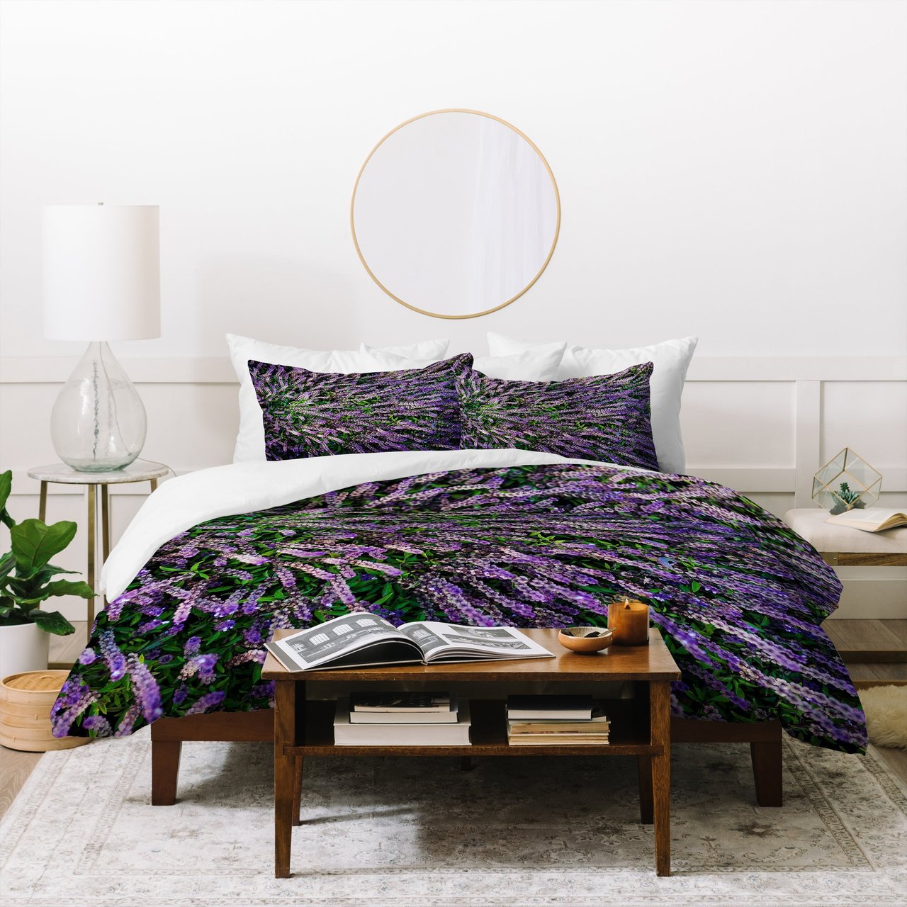 Chelsea Victoria Purple Gardens Duvet Cover