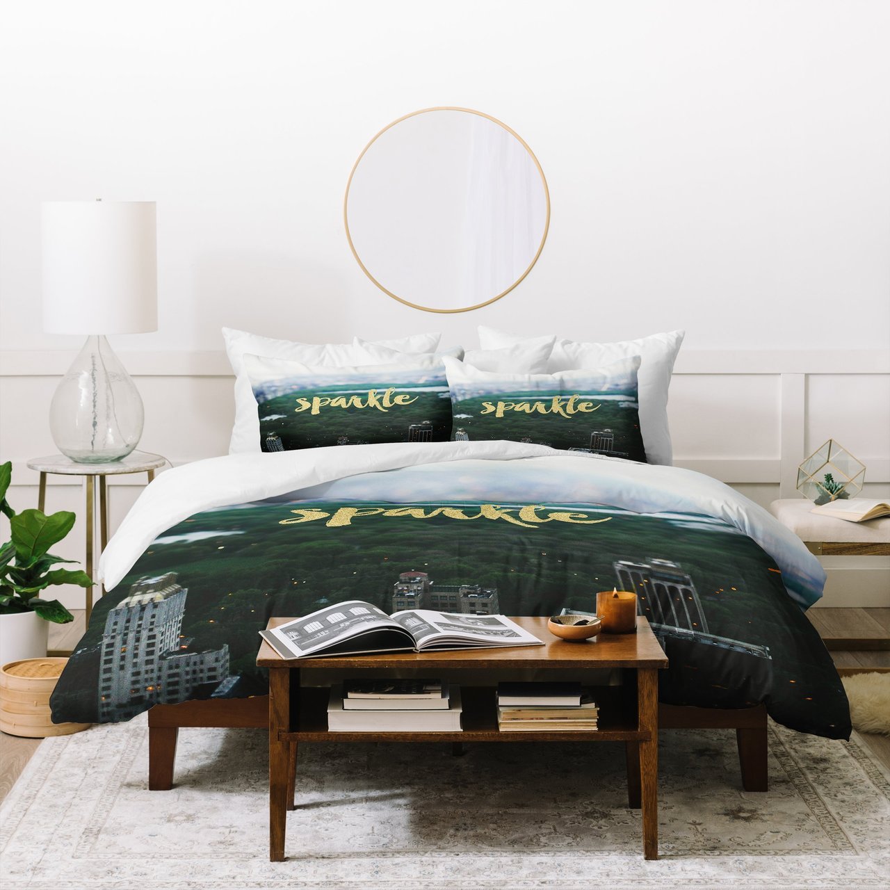 Chelsea Victoria sparkle manhattan Duvet Cover