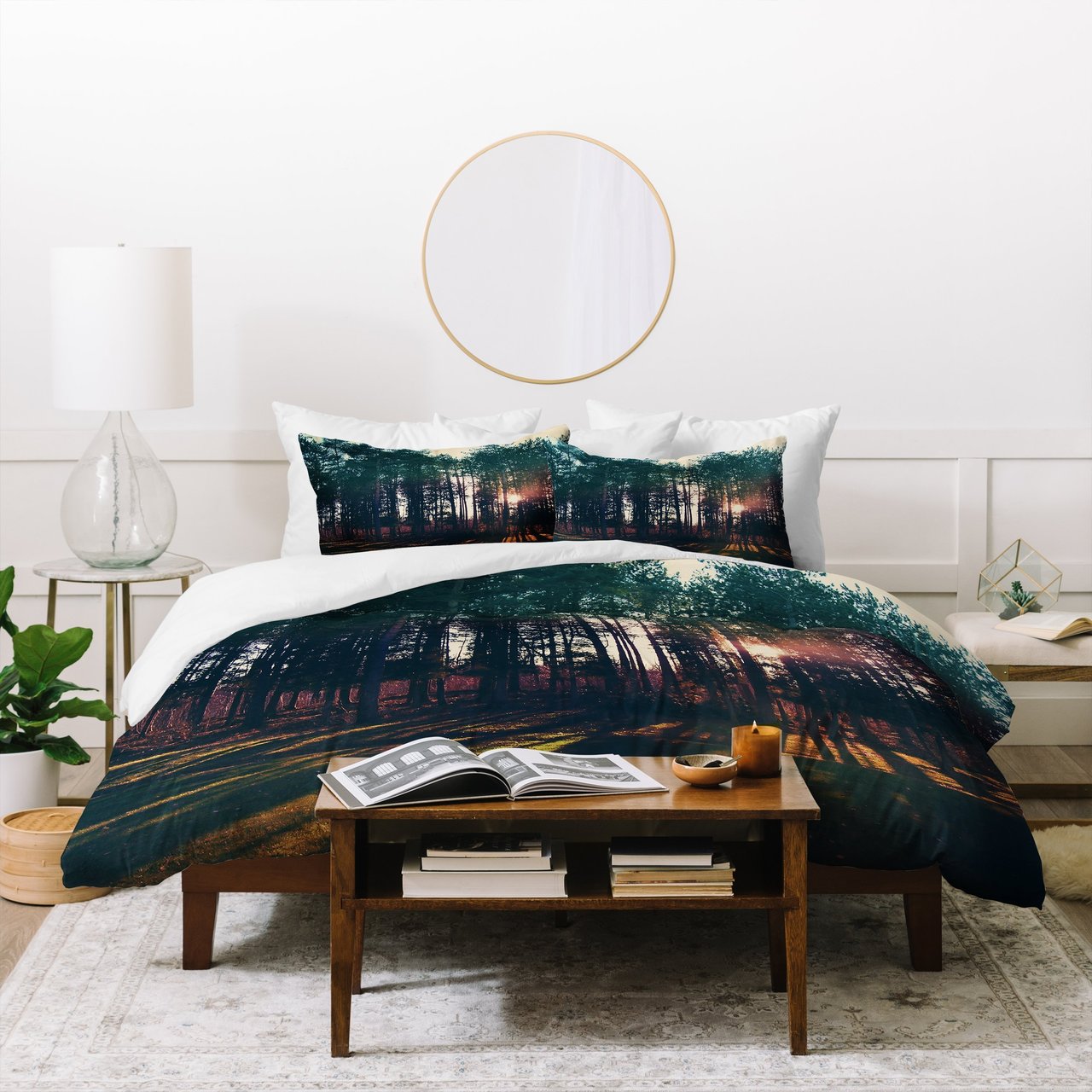 Chelsea Victoria Sun and Trees Duvet Cover