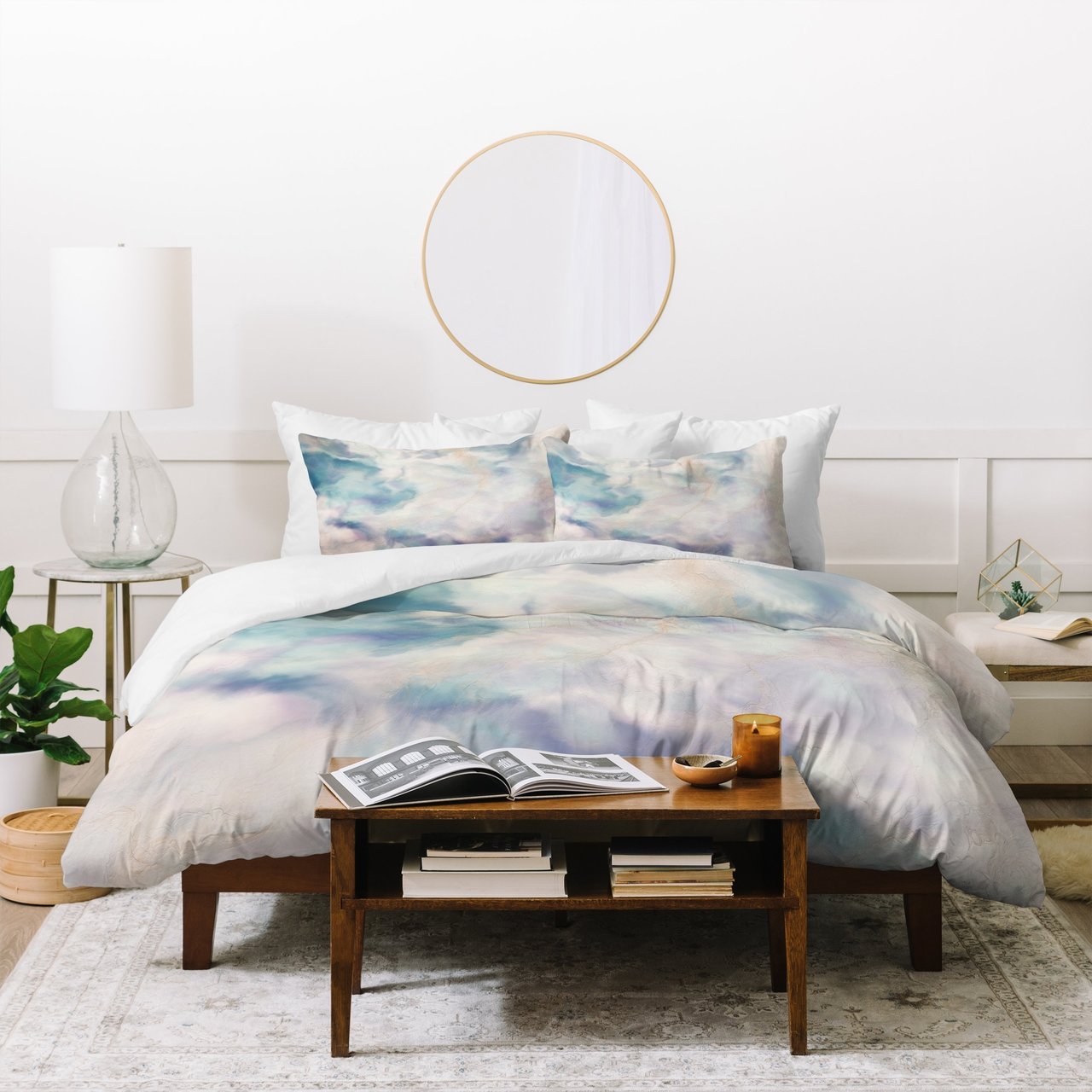 Chelsea Victoria Unicorn Marble Duvet Cover