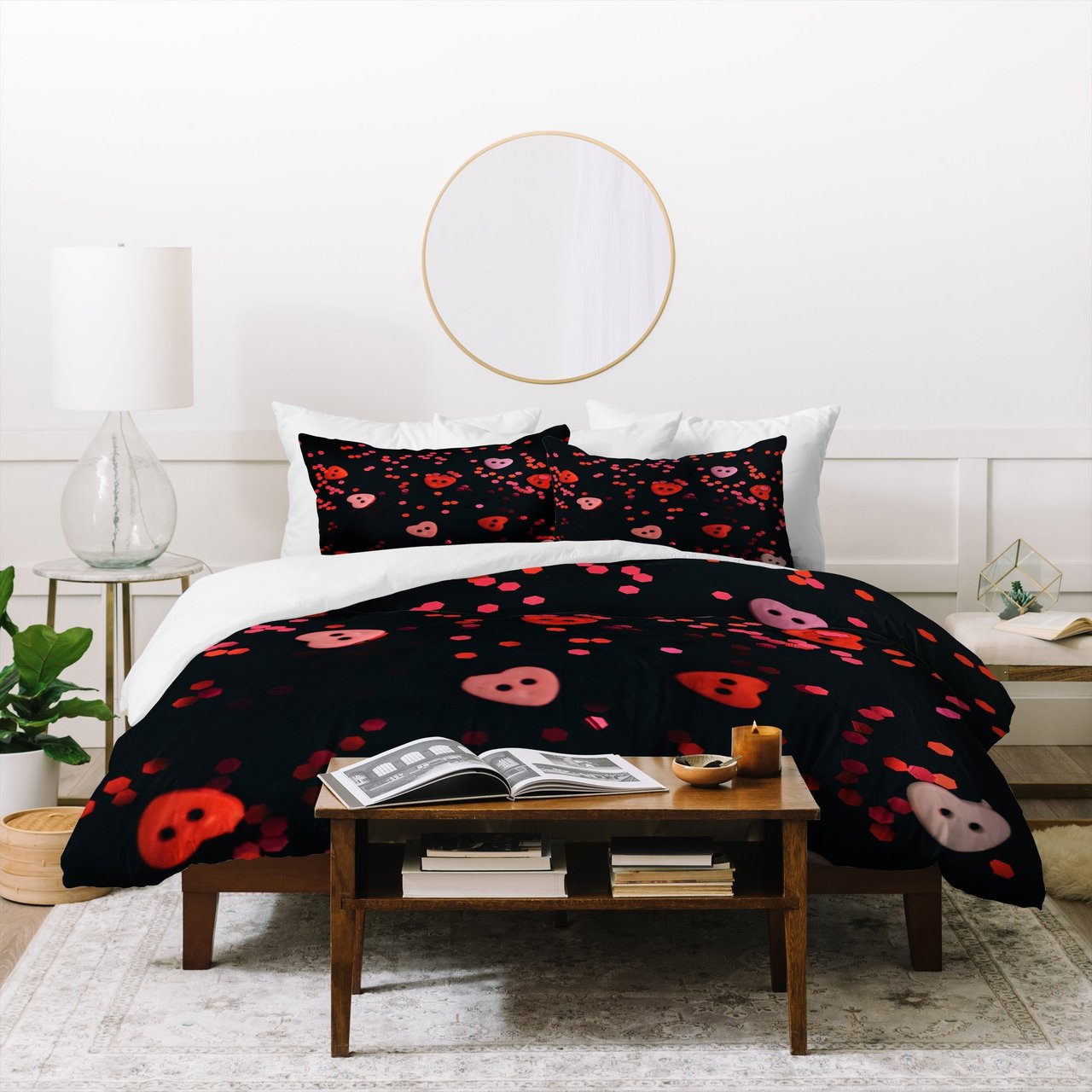 Chelsea Victoria Valentine Confetti Duvet Cover