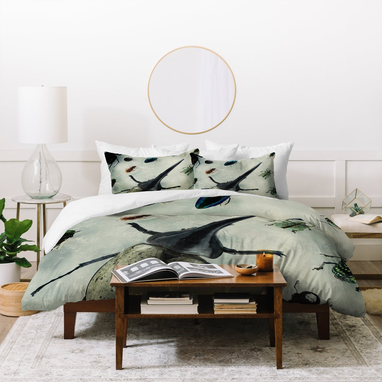 Chelsea Victoria We Are The Beetles Duvet Cover