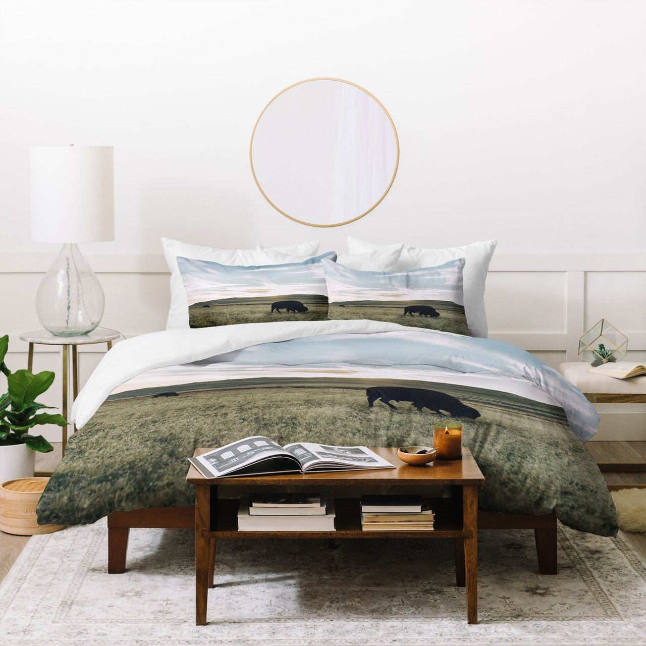 Chelsea Victoria Where The Buffalo Go Duvet Cover Bedding Sets