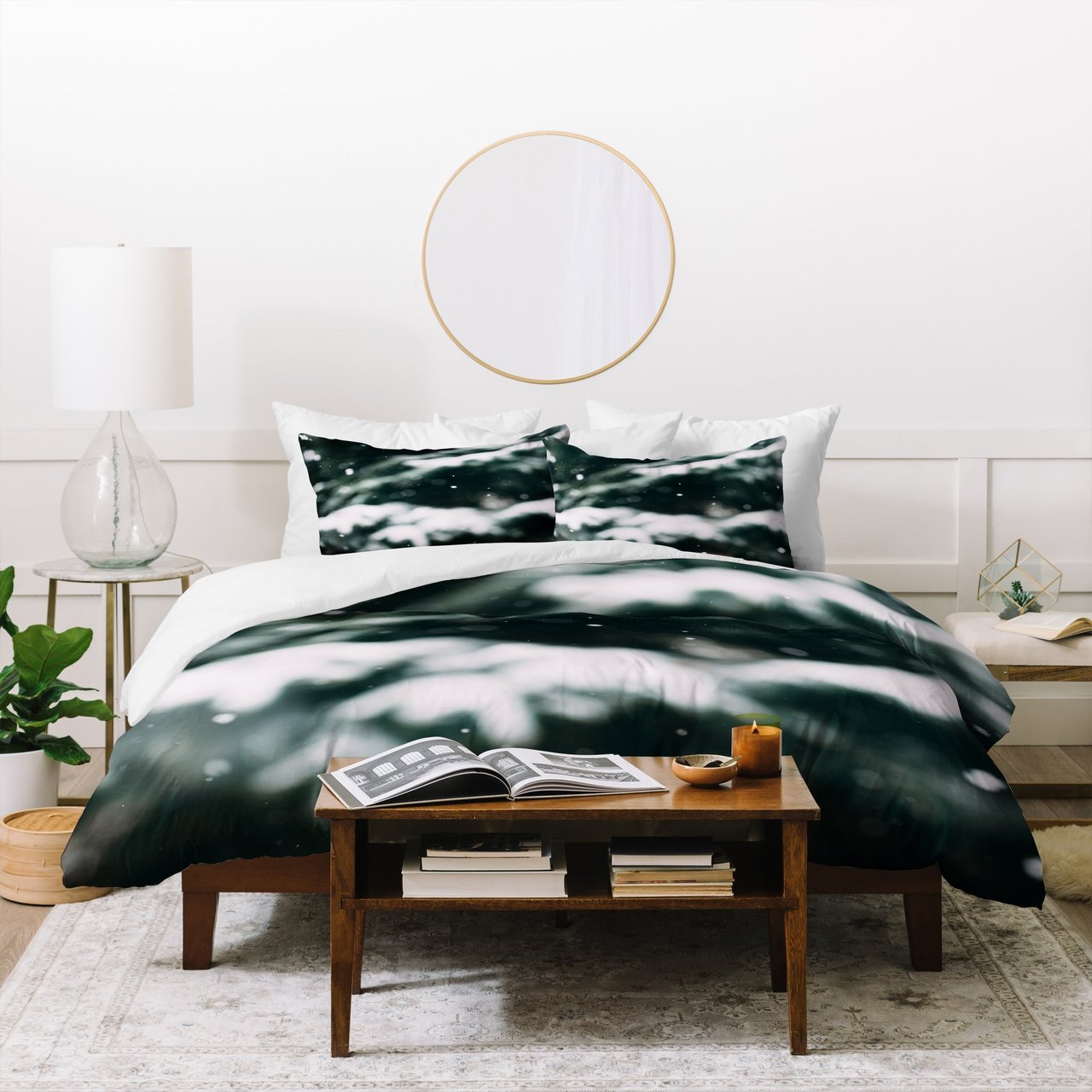 Chelsea Victoria Winter Abstract Duvet Cover