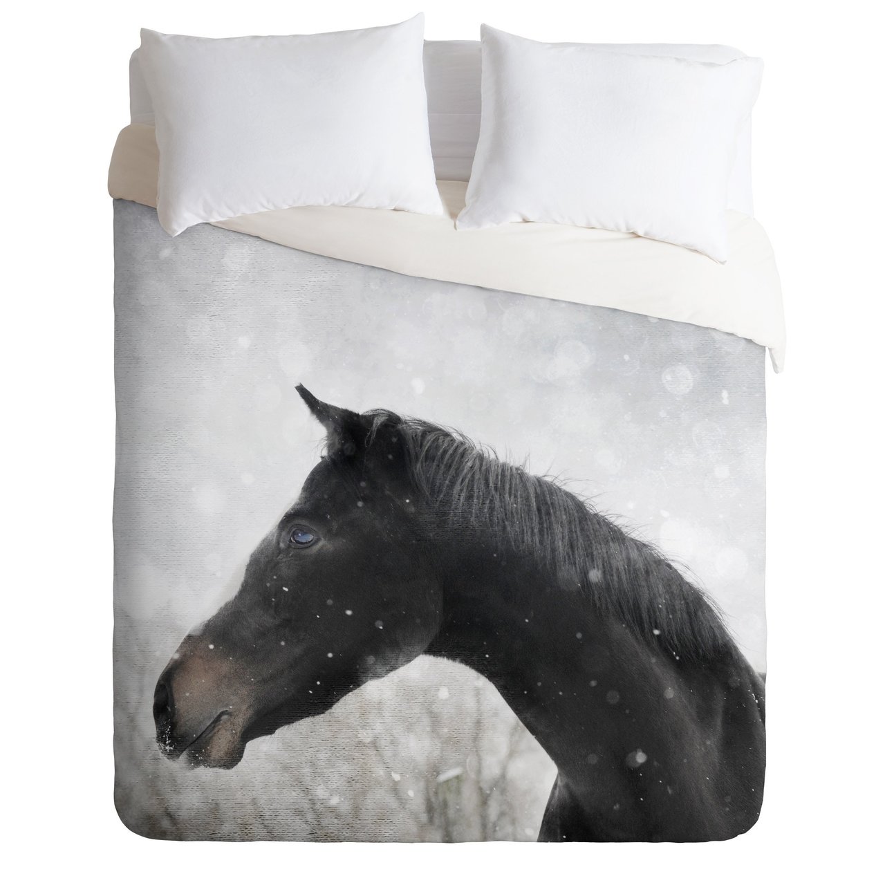 Chelsea Victoria Winter Horse Duvet Cover