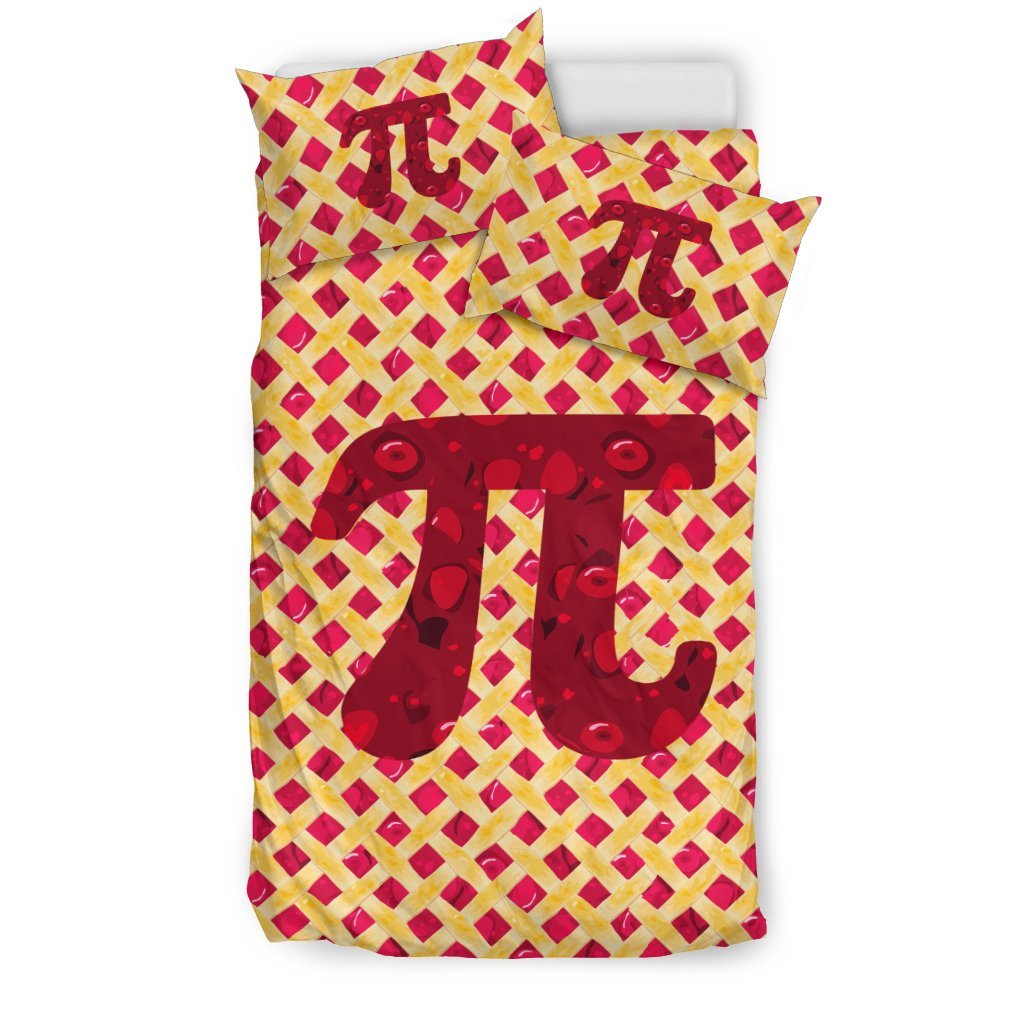 Cherry Pie Pi Day 3D Customized Duvet Cover Bedding Sets