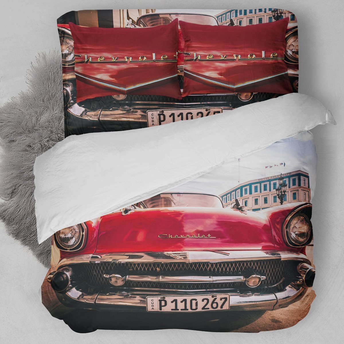 Chevrolet Classic Car Bedding Set