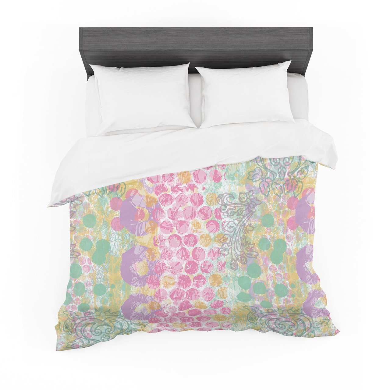 Chickaprint ‘Impression’ Pastel Mix Featherweight3D Customized Duvet Cover Bedding Sets