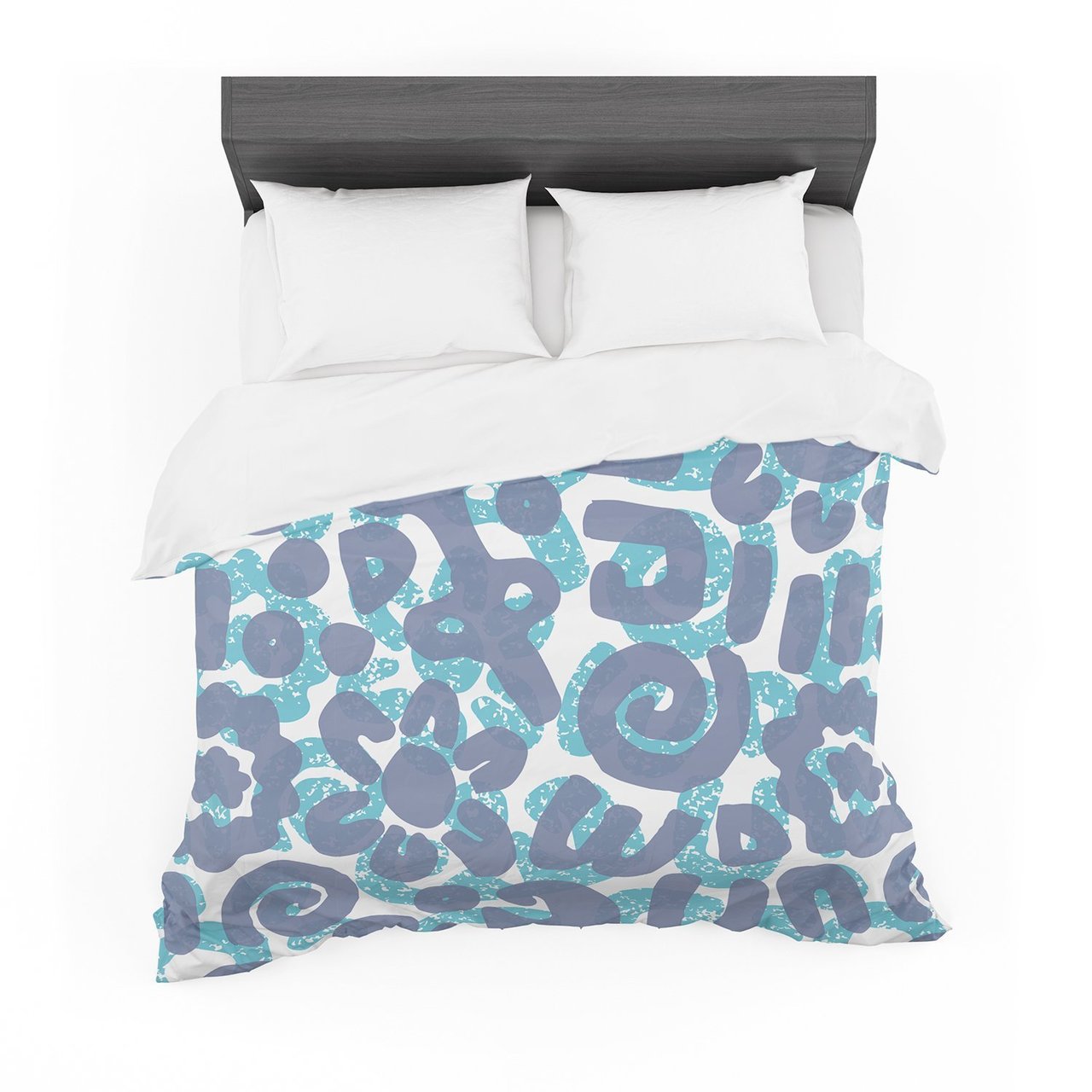 Chickaprint ‘Tribus’ Blue Navy Featherweight3D Customized Duvet Cover Bedding Sets