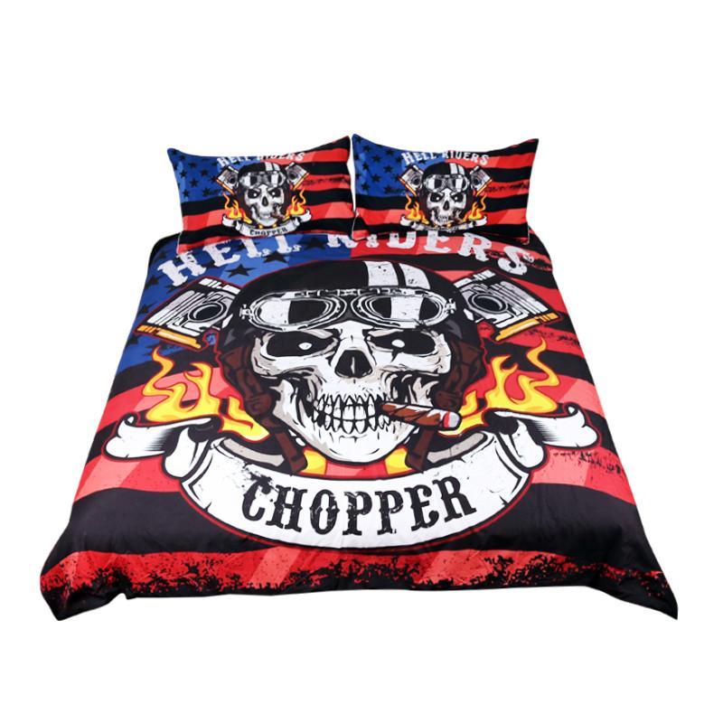 Chopper 3D Customized Duvet Cover Bedding Sets
