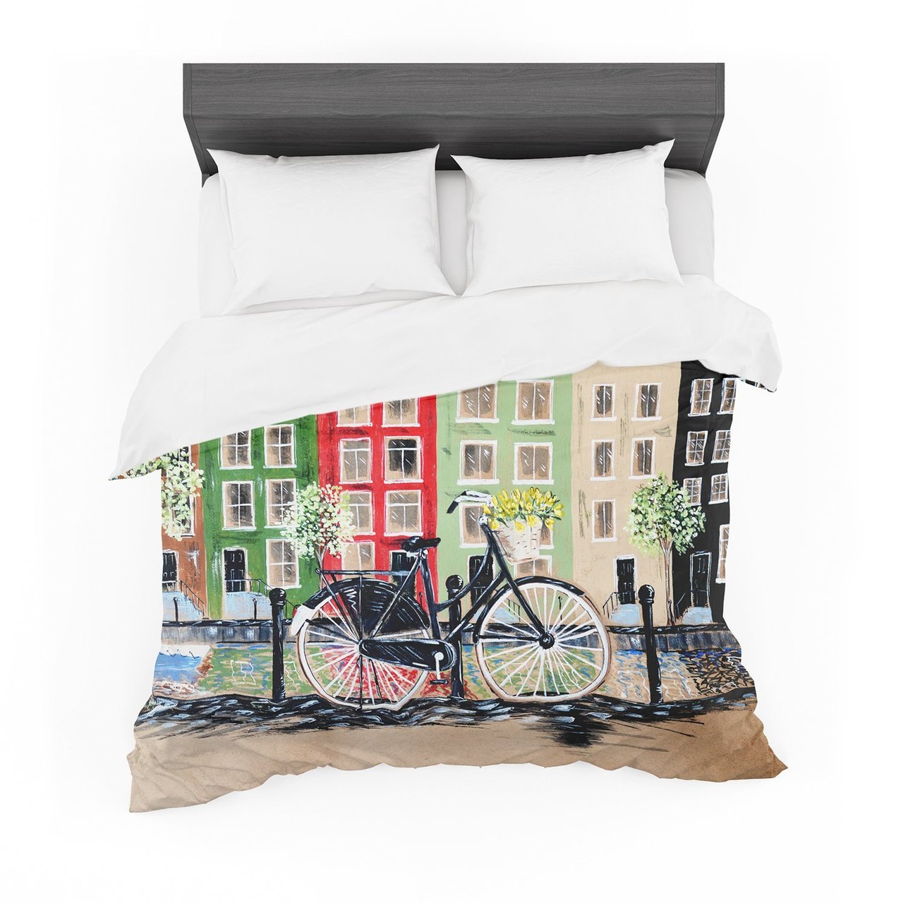 Christen Treat ‘Bicycle’ Featherweight3D Customized Duvet Cover Bedding Sets