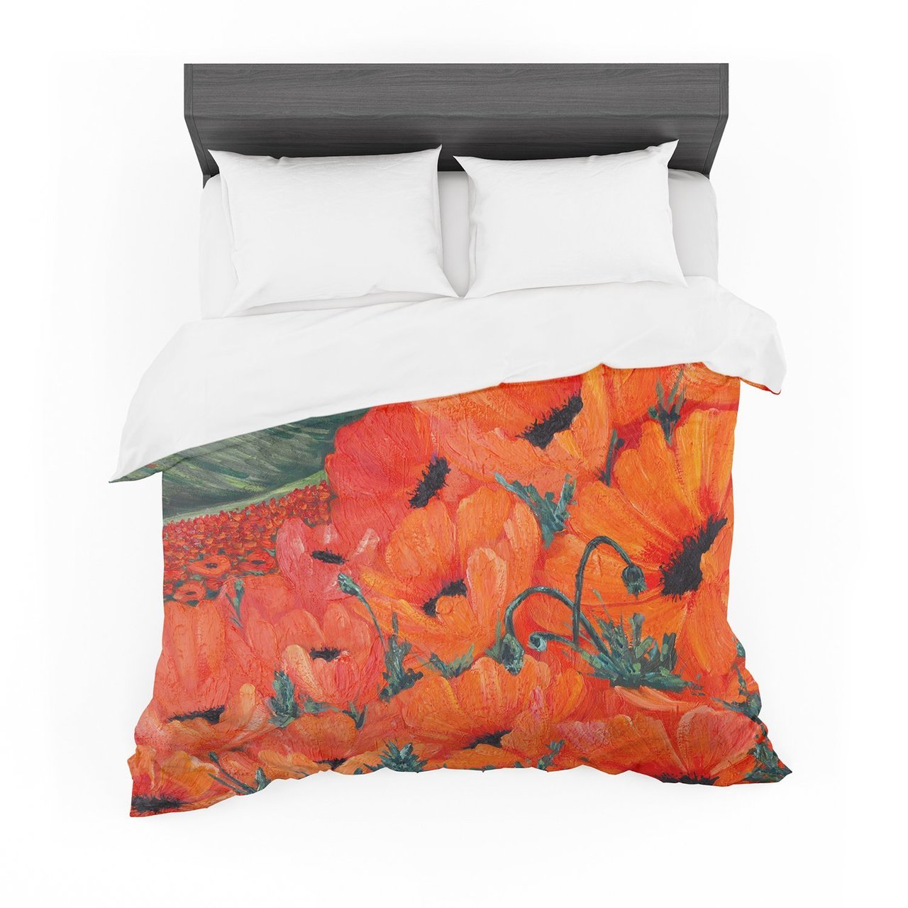 Christen Treat ‘Poppies’ Featherweight3D Customized Duvet Cover Bedding Sets