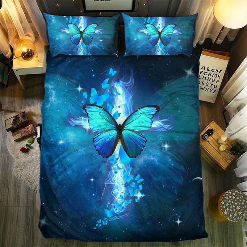 Christian Butterfly 092533D Customized Duvet Cover Bedding Sets