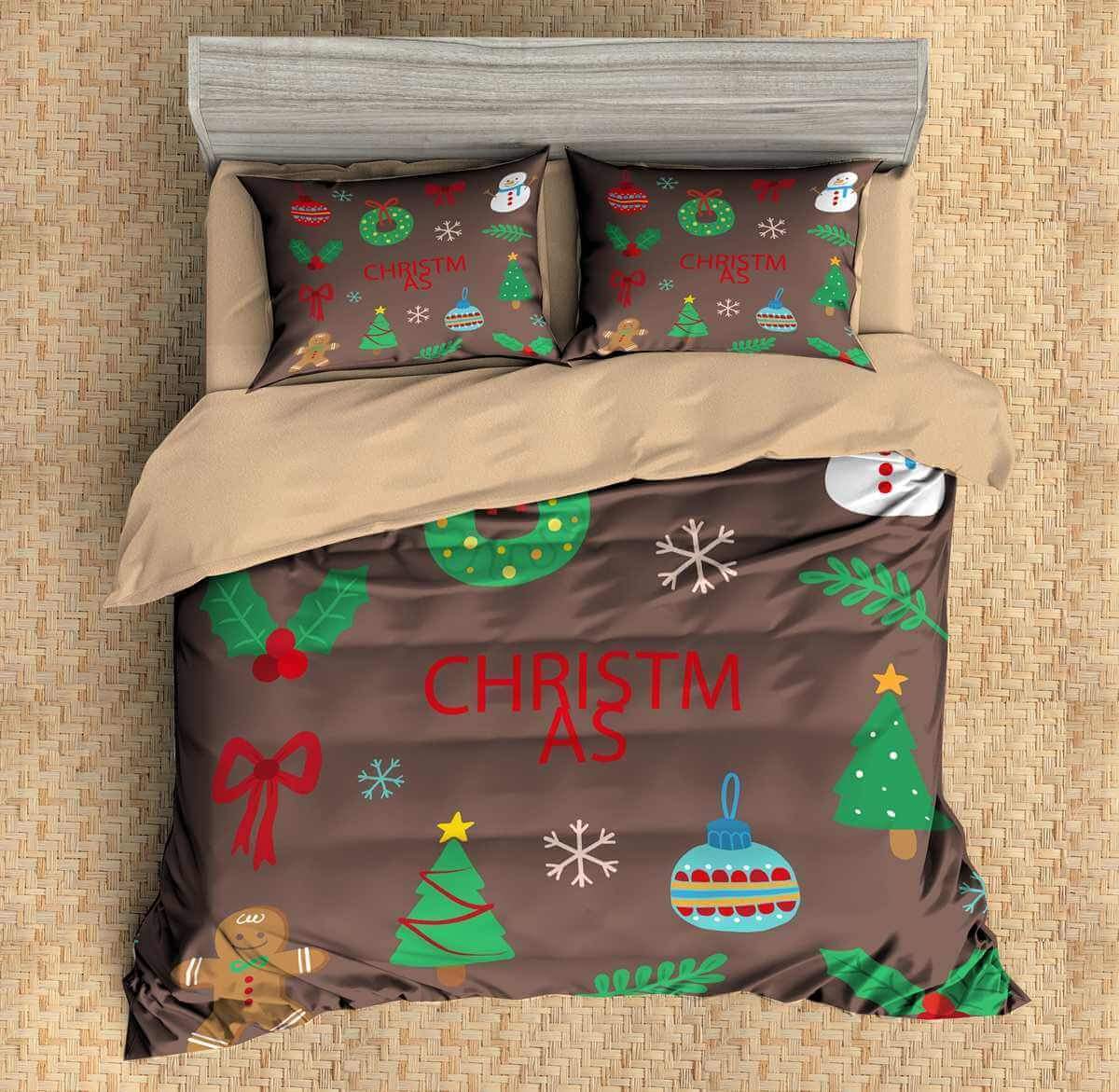 Christmas 4 3D Customized Duvet Cover Bedding Sets