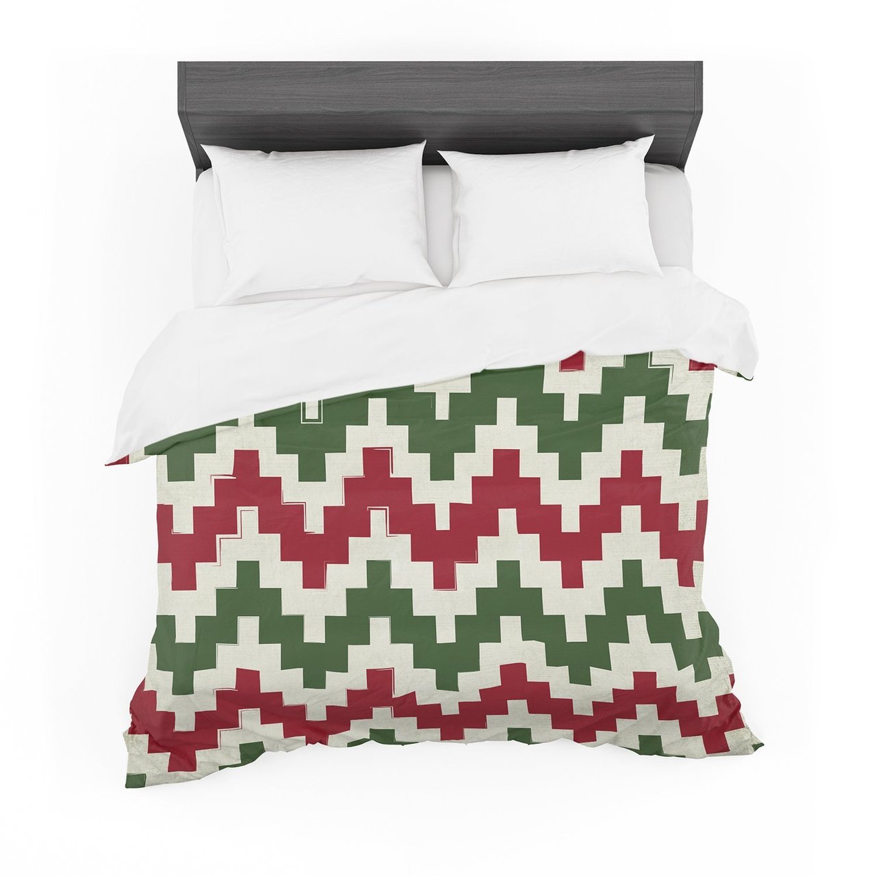 Christmas Gram Chevron Cotton3D Customized Duvet Cover Bedding Sets