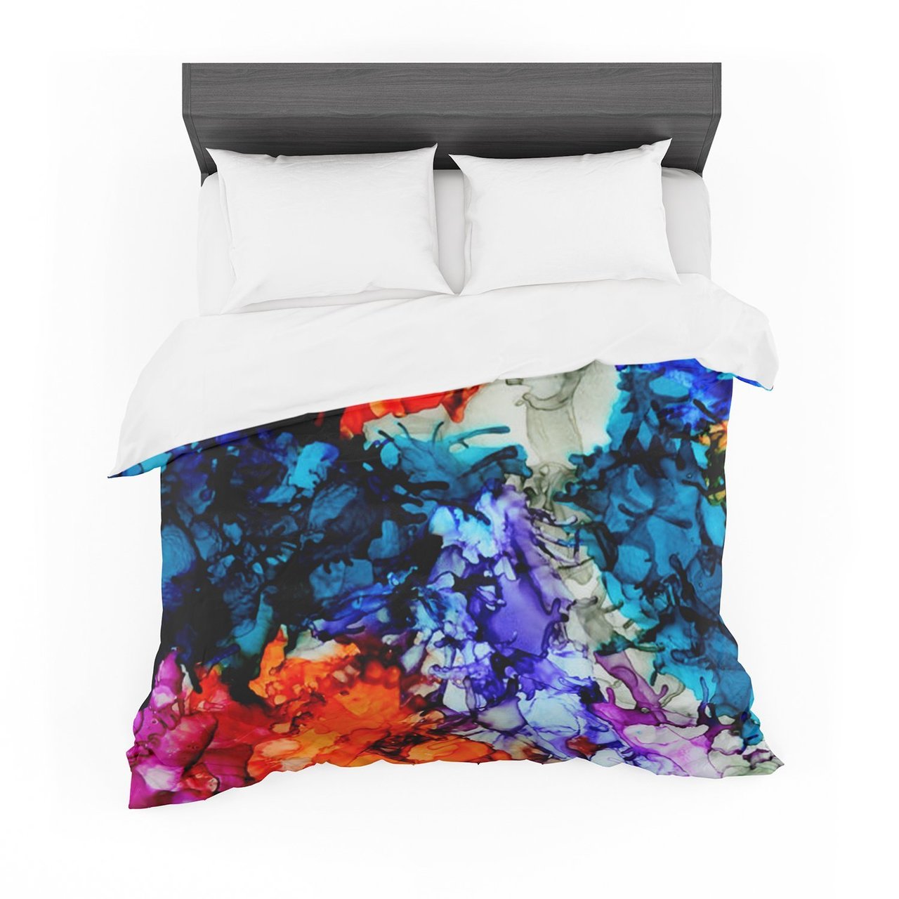 Claire Day ‘Evanescence’ Blue Rainbow Featherweight3D Customized Duvet Cover Bedding Sets