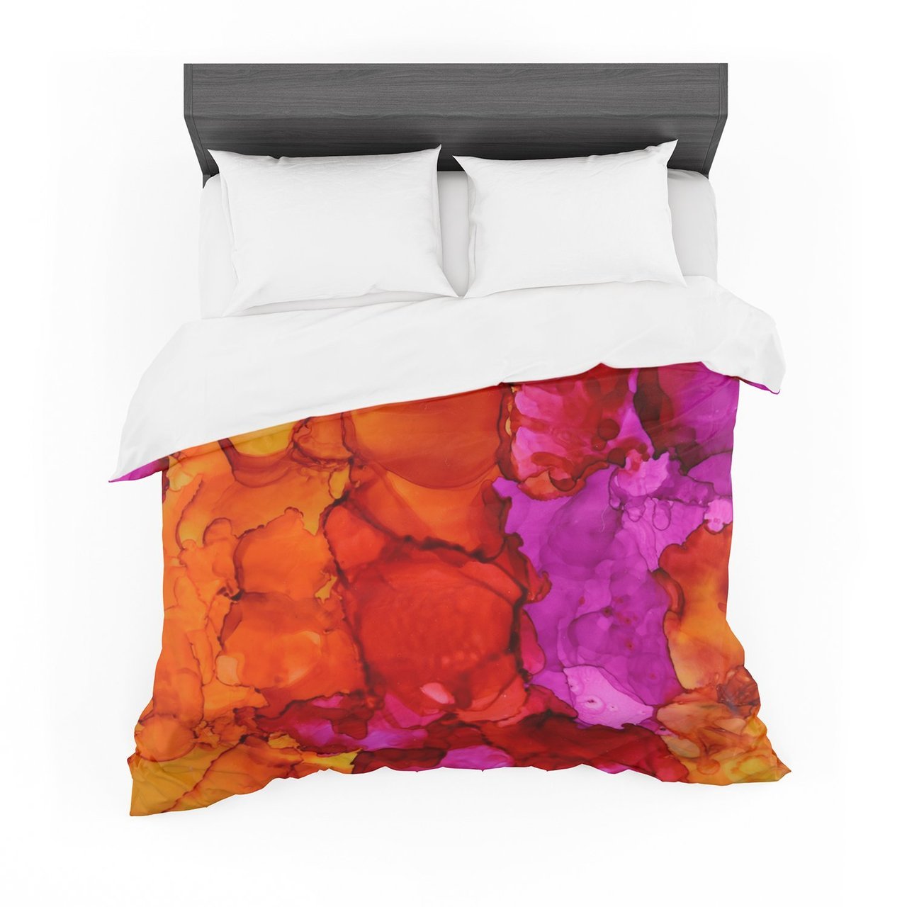 Claire Day ‘Fierce’ Pink Orange Featherweight3D Customized Duvet Cover Bedding Sets