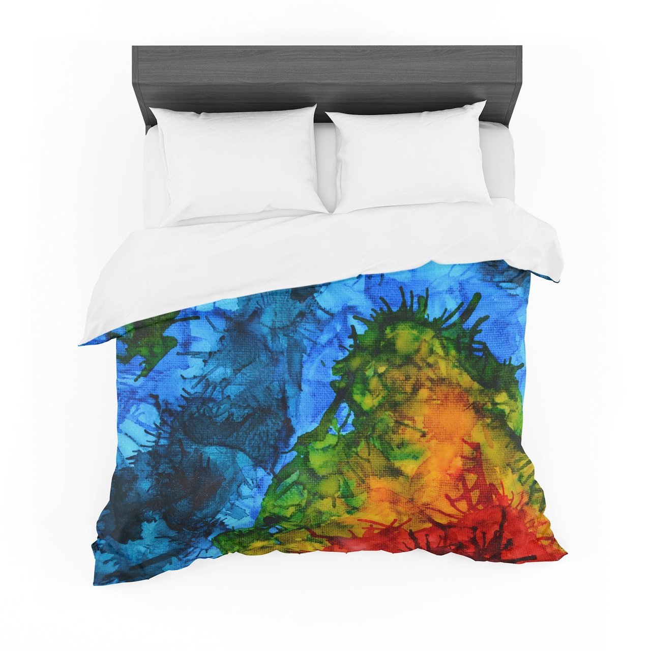 Claire Day ‘Flow’ Blue Green Featherweight3D Customized Duvet Cover Bedding Sets