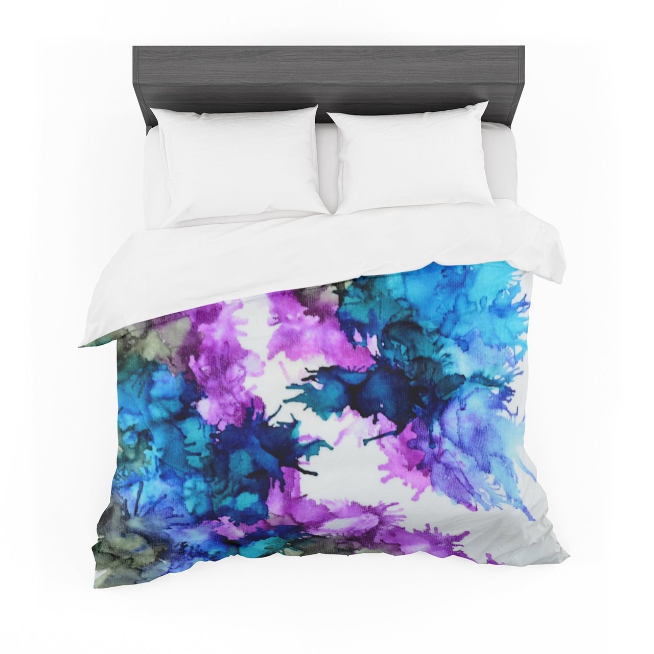 Claire Day ‘Utopia’ Blue Pink Featherweight3D Customized Duvet Cover Bedding Sets