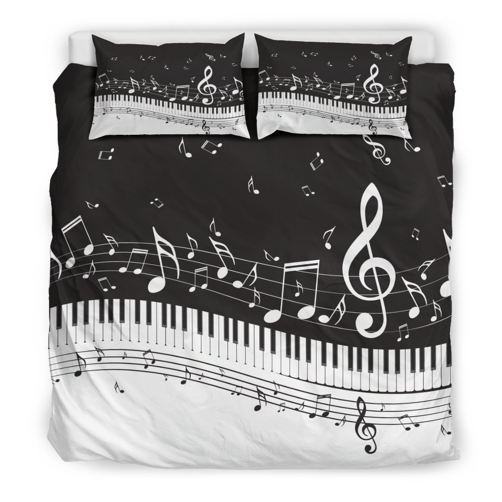 Classic Piano & Musiccore Artistic Pod Review3D Customized Duvet Cover Bedding Sets
