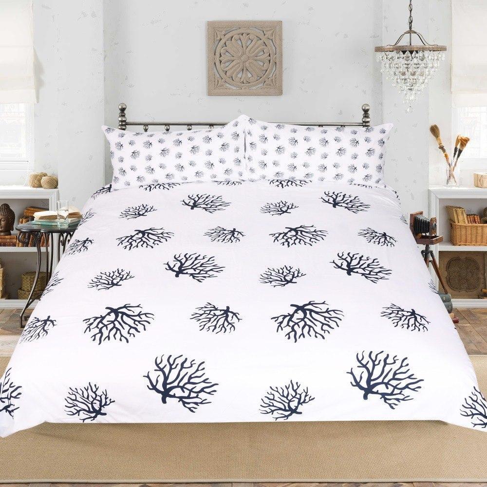 Clean Coral Design ART HOP 3D Customized Duvet Cover Bedding Sets