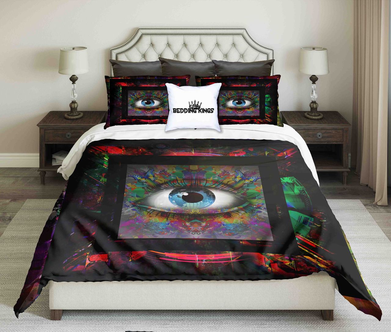 Colourful Third Eye | kings3D Customized Duvet Cover Bedding Sets