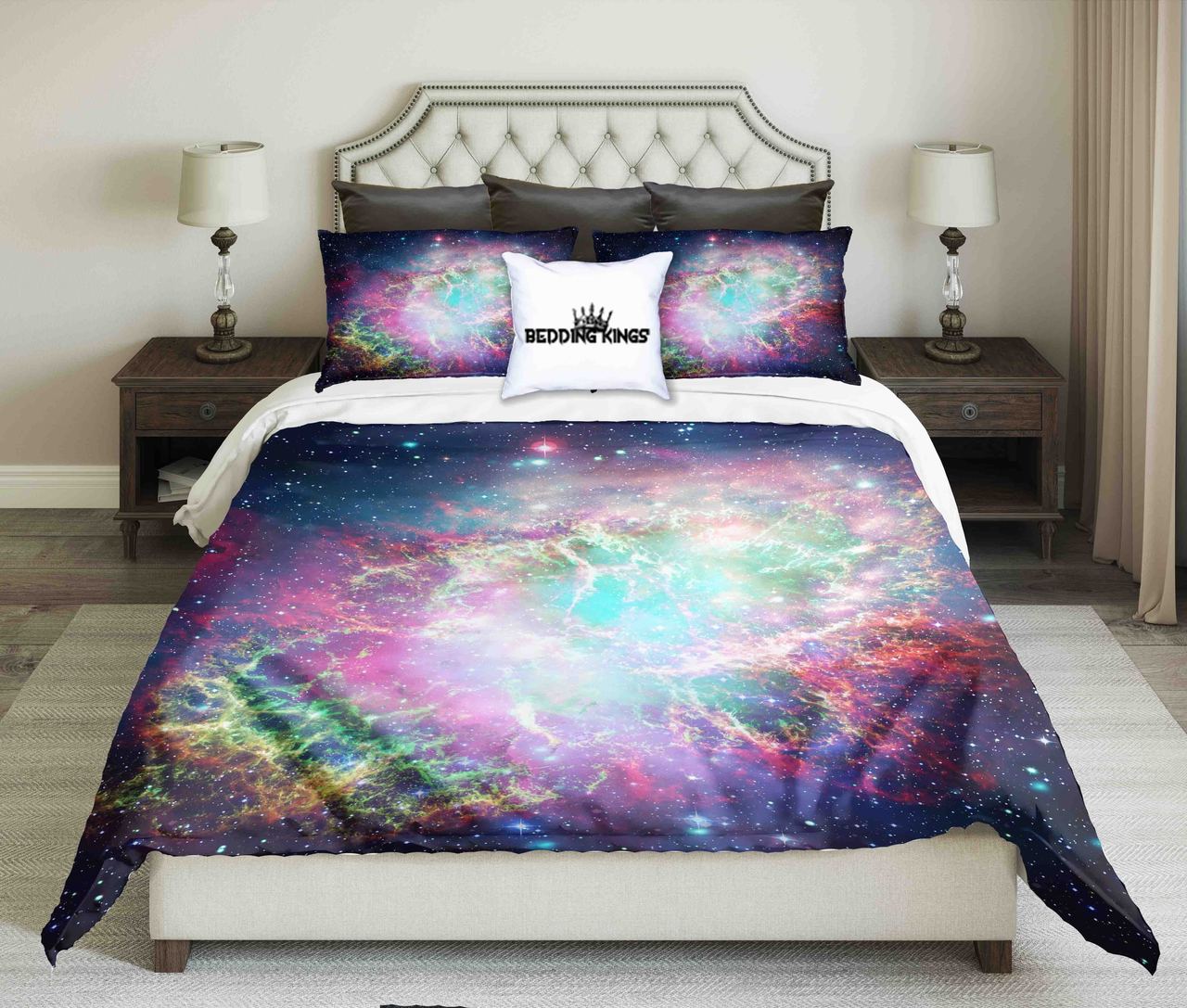 Colourfulpace Nebula Withtars | kings3D Customized Duvet Cover Bedding Sets